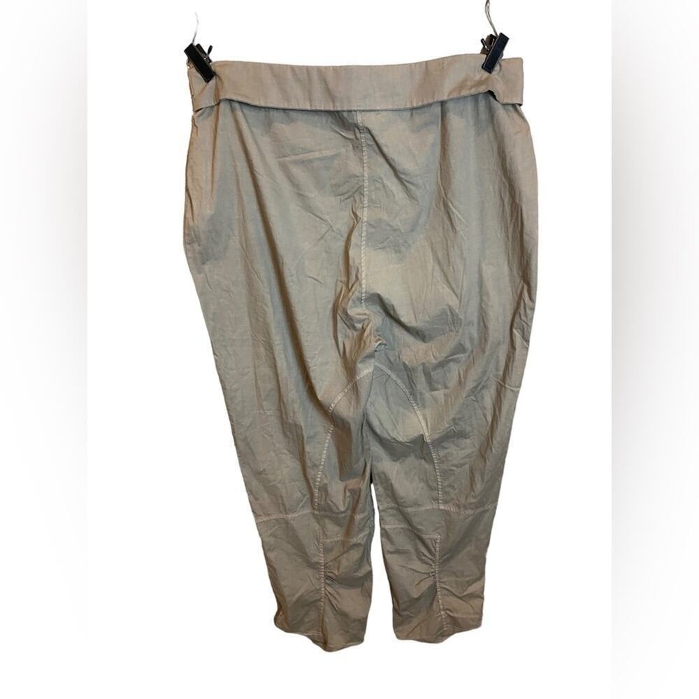Kashae Taupe Roll Top Harem Capri Pants Relaxed Boho  Women's size XL